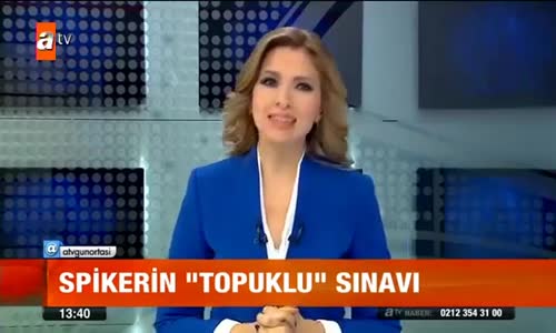 Spikerin Canlı Yayında Ayakkabısı Fırladı