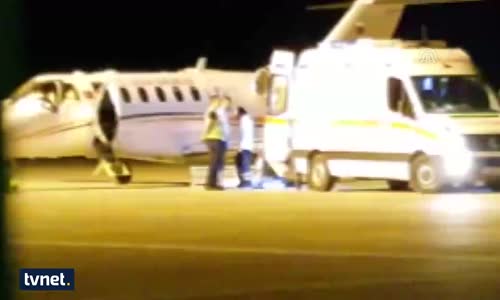 KKTC'de Yaralanan Türk Öğrenci Uçakla Getirildi