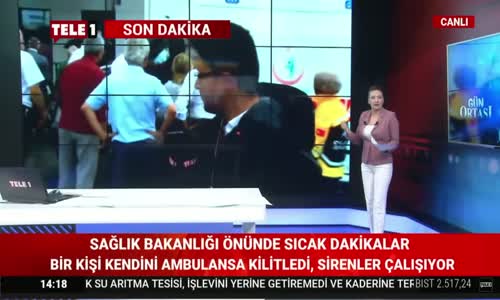 Şoför kendini ambulansa kilitledi- Sağlık Bakanı buraya gelmezse aracı patlatırım!