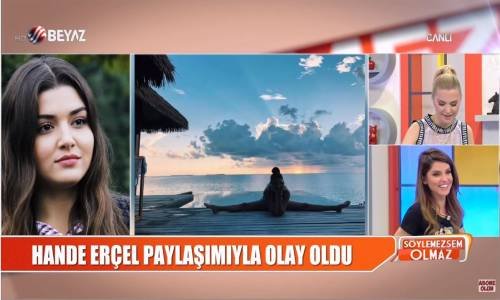 Hande Erçel'in Paylaşımını Gören Bircan Bali'nin Gözü Korktu