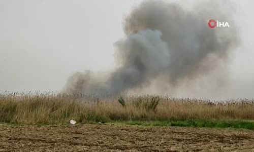 Hatay'da Sazlık Alanda Yangın