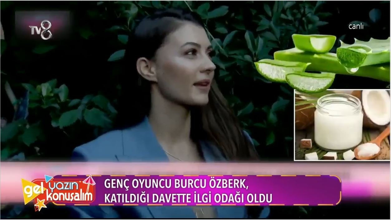 Burcu Özberk Evde Aloe Vera Yetiştiriyor