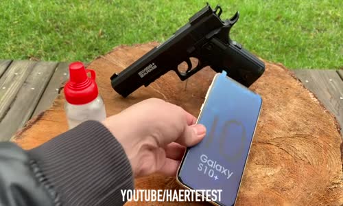 Samsung Galaxy S10 - Silah İle Sağlamlık Testi # 186