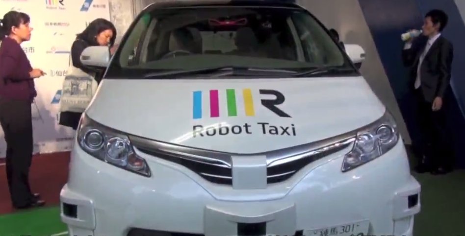 Japonların Yeni İcadı Robot Taksi