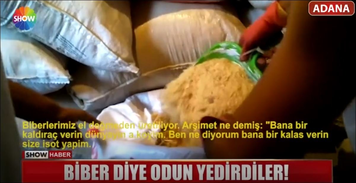 Pul Biberi Yerine Talaş Satan Kimyager 