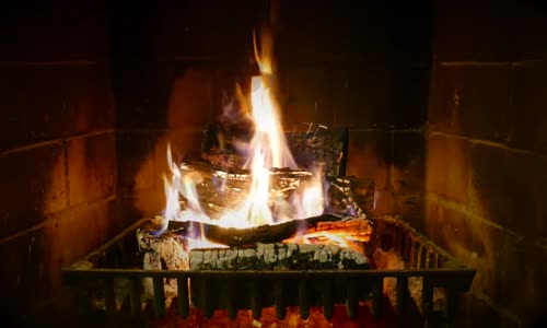 Şömine Ateşi ve Gramofonda Taş Plak Keyfi 1 Saat