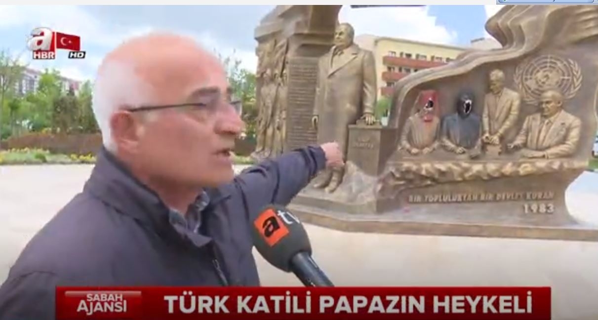 Türk Katilinin Heykelini Diken Chp'ye Vatandaştan Mesaj 