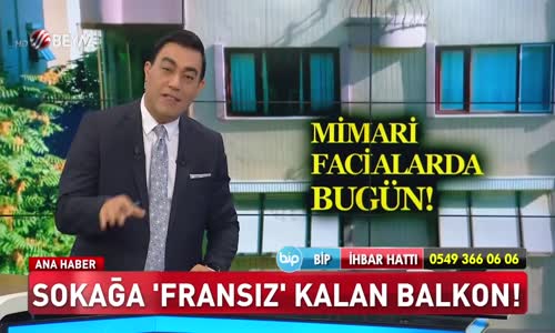 SOKAĞA FRANSIZ KALAN BALKON