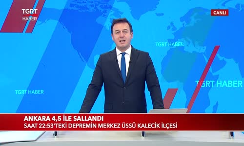 Ankara'da 4,5 Büyüklüğünde Deprem Meydana Geldi 