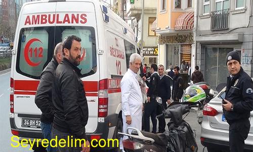Beyoğlu’nda görünmez kaza: 1 yaralı