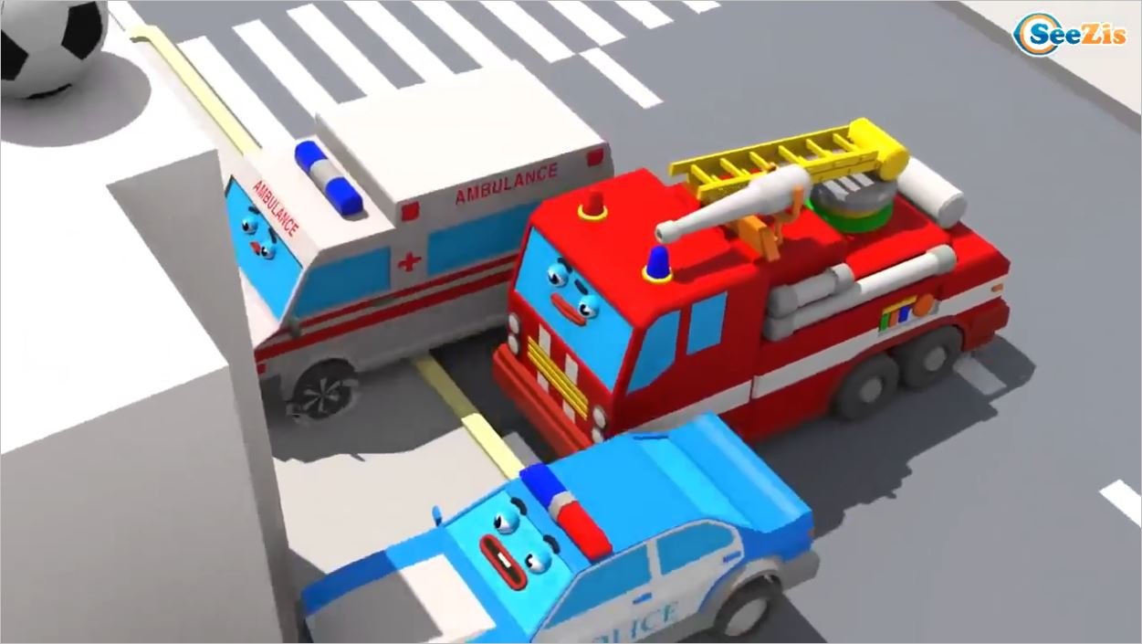 İtfaiye Arabası Ve Kamyon