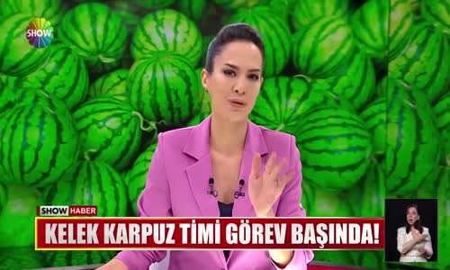 Kelek karpuz timi görev başında!