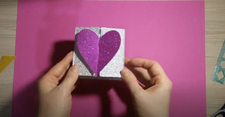 Sevgililer Günü İçin Hediye Kutusu Yapımı-Dıy