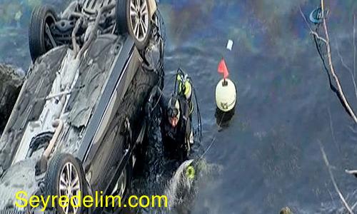 Sarıyer'de araç denize uçtu: 1 ölü