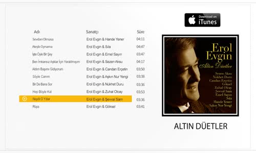 Erol Evgin & Şevval Sam - Neydi O Yıllar