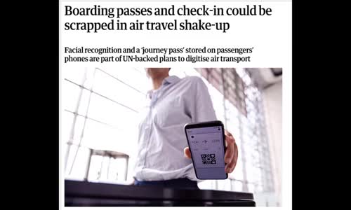 WARNING! NEW DIGITAL AIRPORT RULES! YOU WILL BE FORCED INTO FACIAL RECOGNITION ONLY BOARDING PASSES!