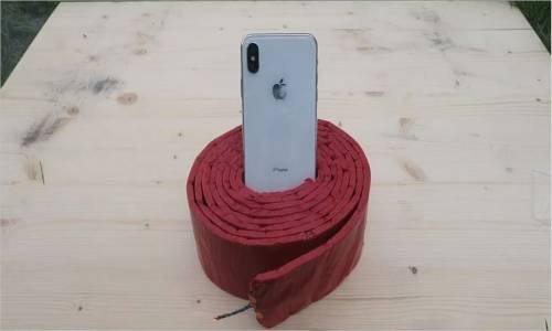  İphone X - 1000 Kestane Fişek Sağlamlık Testi # 90