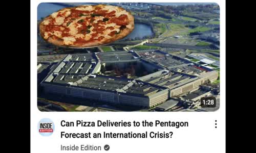 THE CODED MESSAGING IN THIS IS DISTURBING! PENTAGON PIZZA ACTIVITY SEES A SURGE IN TRAFFIC!
