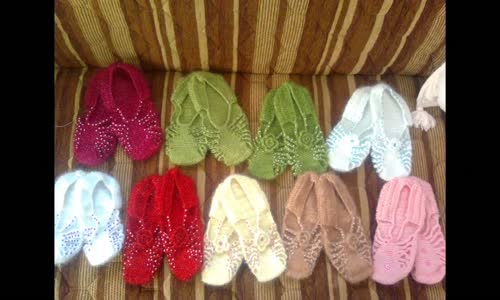 Tığ İşi Patik Modelleri