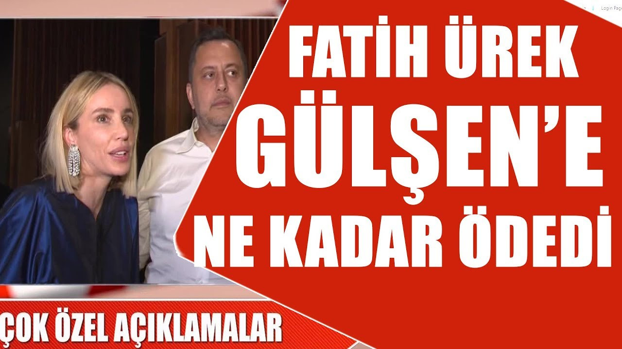 Gülşen'den Çok Özel Açıklamalar! Fatih Ürek 300 Bin TL Şarkı Parası Vermedi Mi
