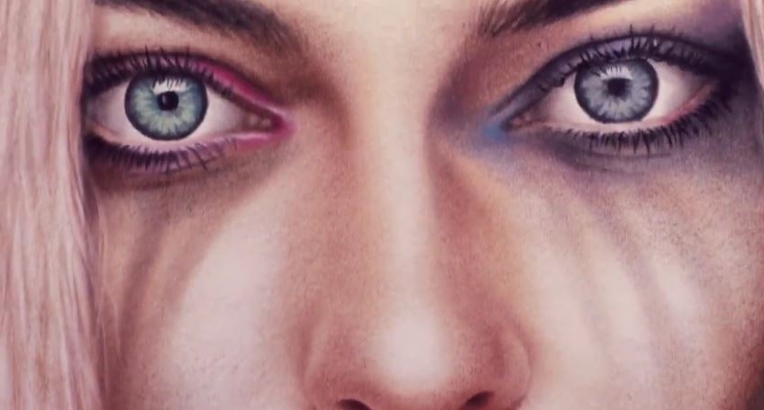 Aşırı Gerçekçi Harley Quinn Çizimi