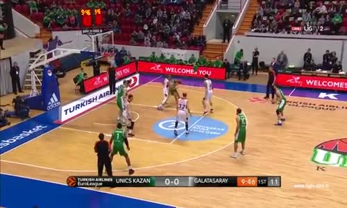 Unics Kazan - Galatasaray 73 - 60 Maç Özeti