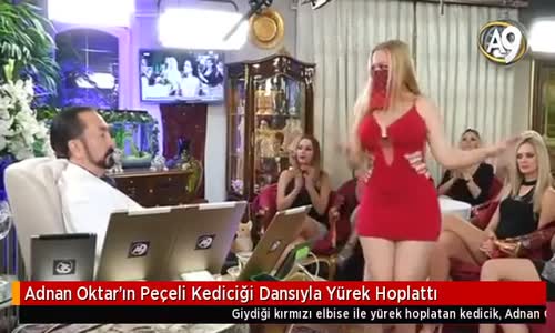 Adnan Oktar'ın Peçeli Kediciği Dansıyla Yürek Hoplattı!!