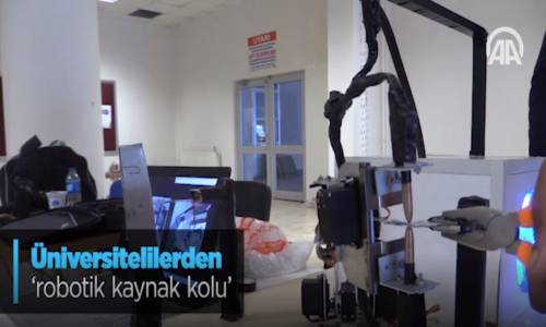 Üniversitelilerden Robotik Kaynak Kolu