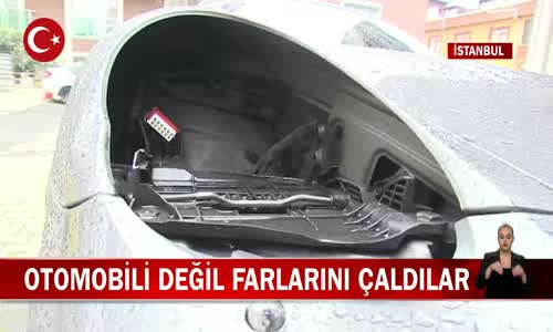 İstanbul Ataşehir'de Lüks Bir Aracın 36 Bin Lira Değerindeki Farları Çalındı! İşte Görüntüler 