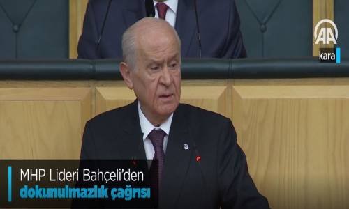 MHP Lideri Bahçeli'den Dokunulmazlık Çağrısı