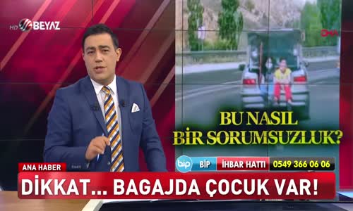 Dikkat…Bagajda çocuk var!