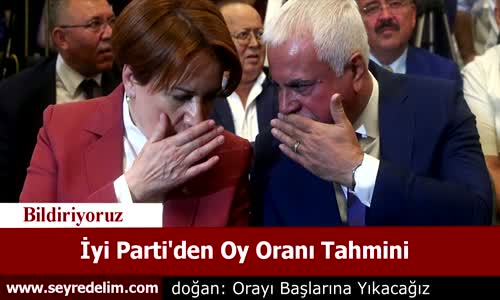 İyi Parti'den Oy Oranı Tahmini