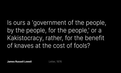 Are We Ruled By the Worst