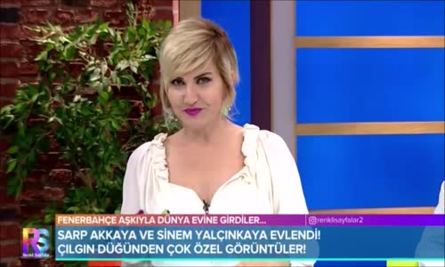 Sarp Akkaya Ve Sinem Yalçınkayanın Çılgın Düğününden Çok Özel Görüntüler