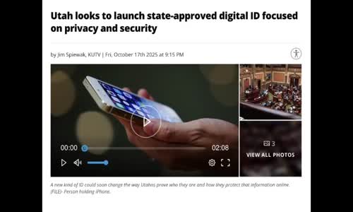 WARNING! FIRST U.S. STATE ANNOUNCES THEY ARE WORKING TO GET APPROVAL FOR A STATE RUN DIGITAL ID!