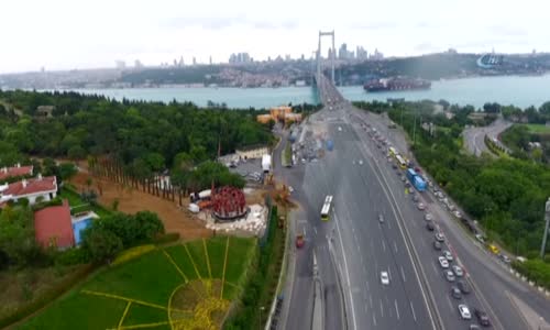 15 Temmuz Zafer Anıtı’nın Yapımı Havadan Görüntülendi 