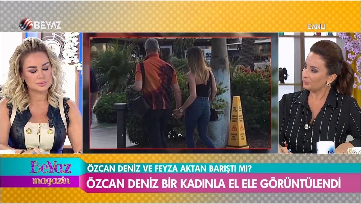 Özcan Deniz'in El Ele Tutuştuğu Kadın  Kim Feyza Aktan Mı