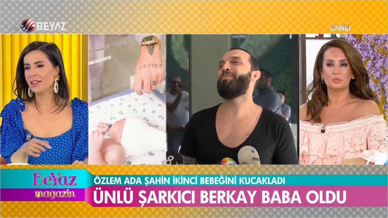 Şarkıcı Berkay İkinci Kez Baba Oldu