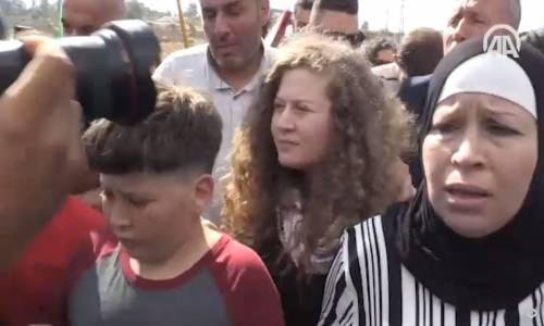 Filistinli Cesur Kız Temimi Serbest Bırakıldı