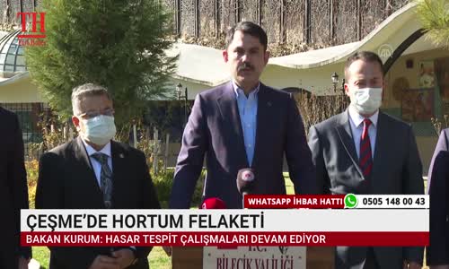 ÇEŞME’DE HORTUM FELAKETİ 