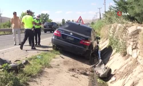Sinop Valisi trafik kazası geçirdi