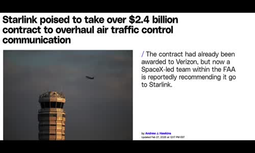 WARNING! THIS IS SKYNET! THEY JUST ANNOUNCED AIR TRAFFIC CONTROL SYSTEM WILL BE LINKED TO STARLINK!
