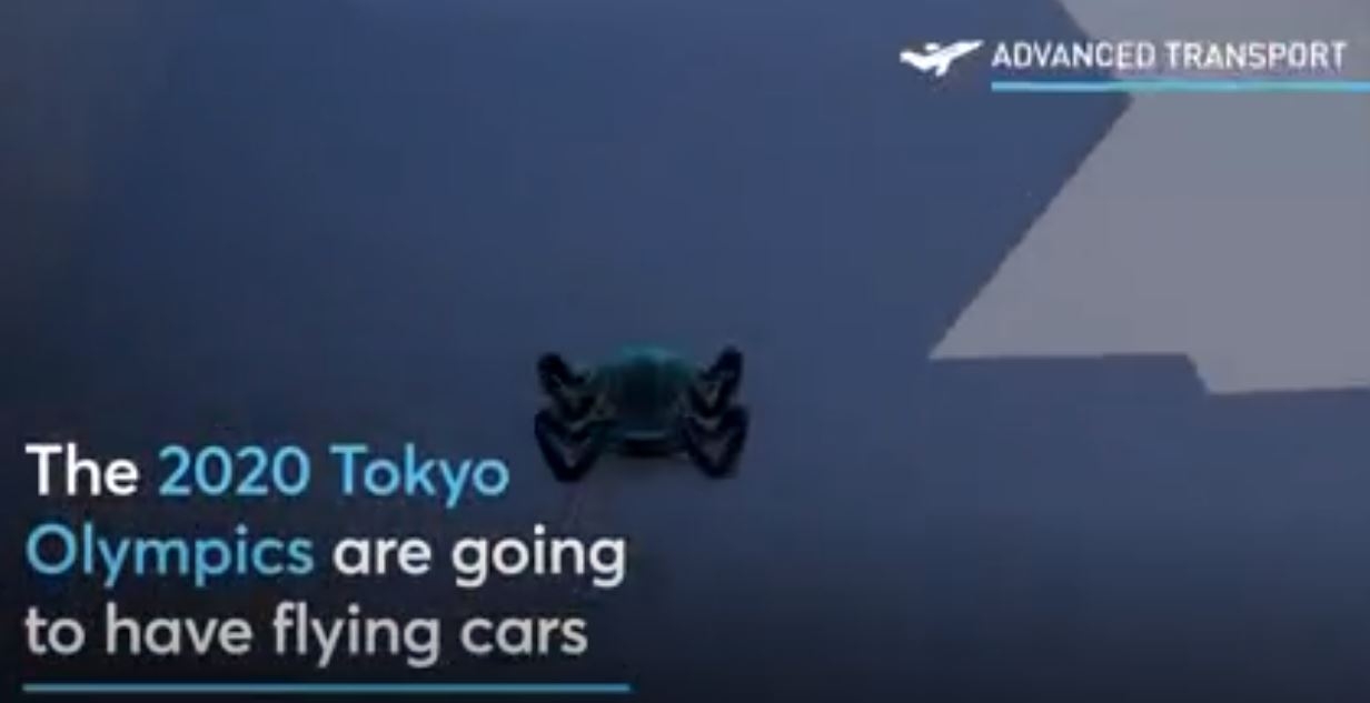 Toyota, Tokyo Olimpiyatları İçin Üretilen Uçan Arabalar