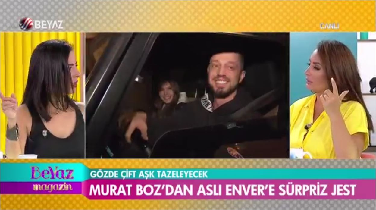 Murat Boz'dan Aslı Enver'e Sürpriz Jest