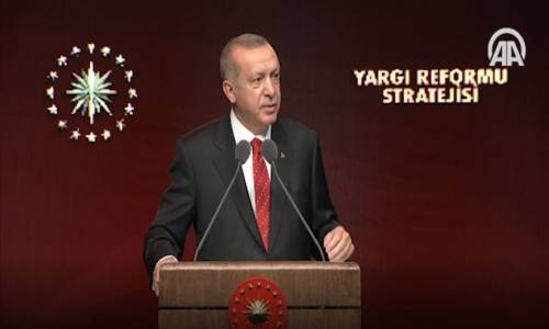 Cumhurbaşkanı Erdoğan Yargı Reformu Stratejisi Belgesini açıkladı