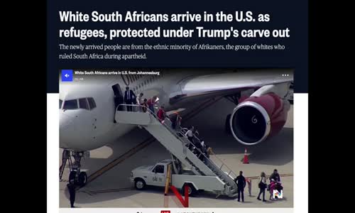 DONALD TRUMPS WHITE SOUTH AFRICANS REFUGEE PSYOP & THE CIAS MANUFACTURED RACE WAR!