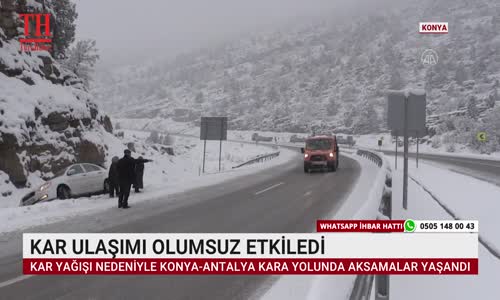 KAR ULAŞIMI OLUMSUZ ETKİLEDİ
