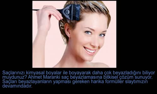 Saç Beyazlamasına Kesin Çözüm