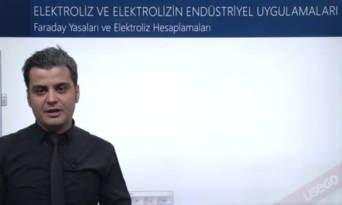 EBA KİMYA LİSE - ELEKTROLİZ  VE KOROZYON - FARADAY YASALARI VE ELEKTROLİZ HESAPLAMALARI