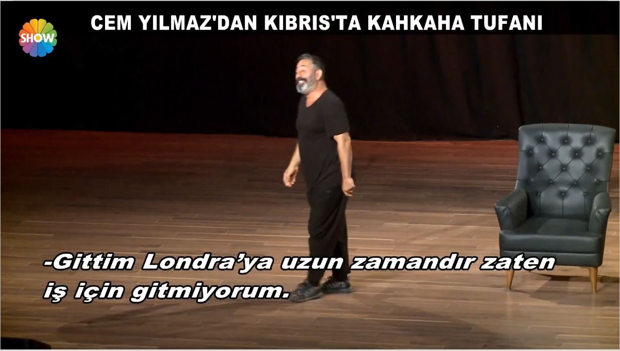 Cem Yılmaz'dan Kıbrıs'ta Kahkaha Tufanı
